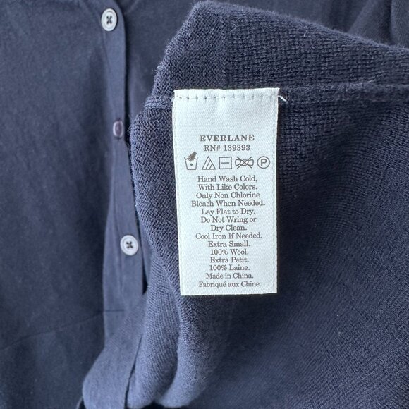 Everlane The Luxe Wool Square Cardigan - Size XS - Picture 5 of 5